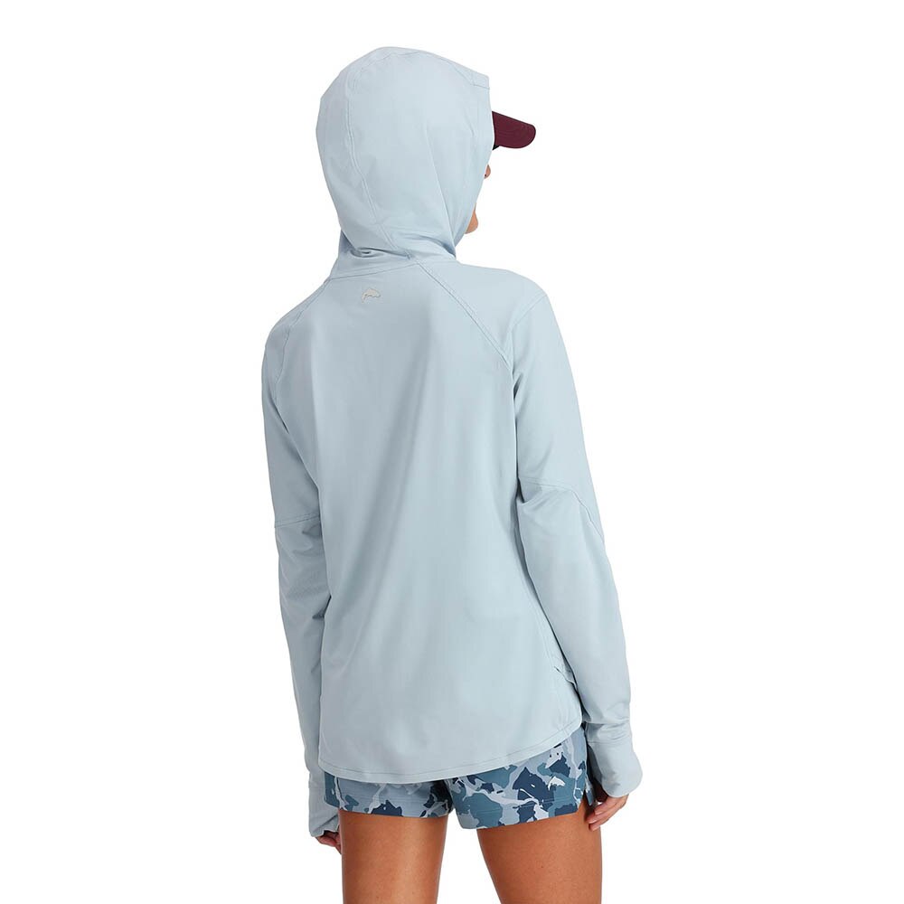 Simms BiComp Long Sleeve Hoody Women's in Steel Blue